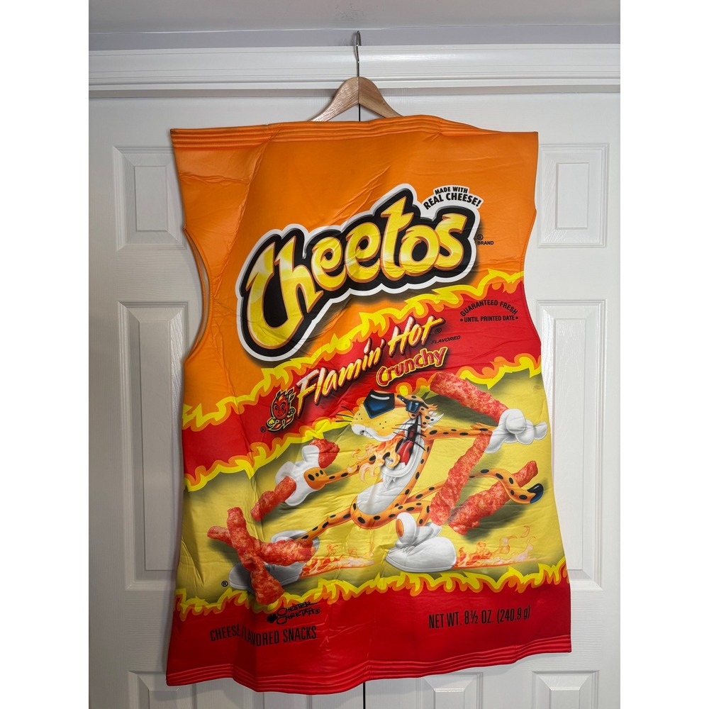 Flamin Hot Cheetos Bag Adult OSFM Halloween Costume